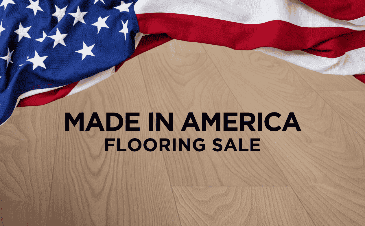 flooring with american flag made in the usa