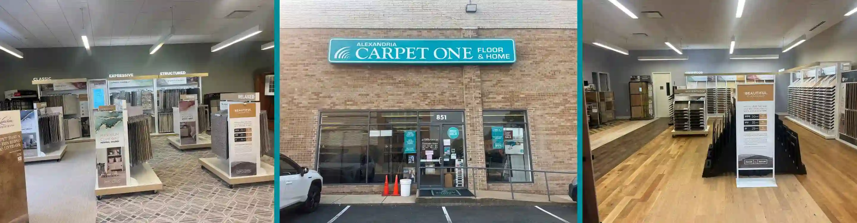 Alexandria carpet one showroom