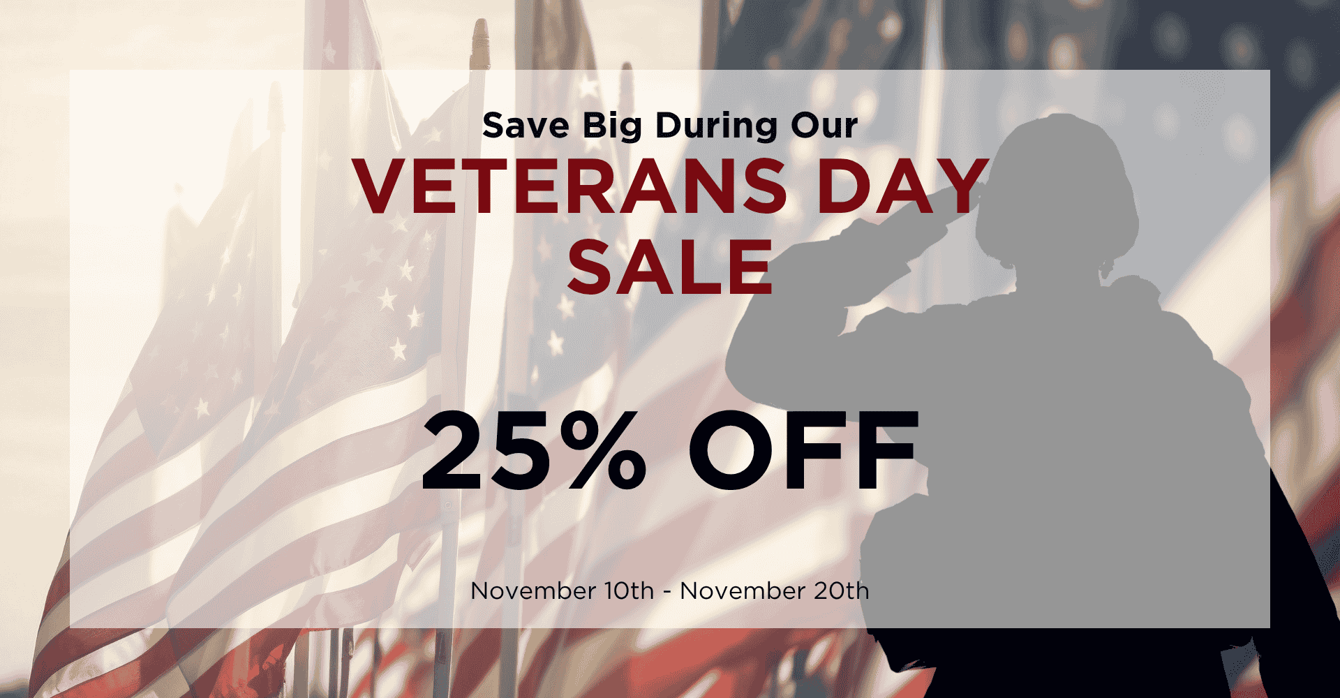 veterans day flooring sale november